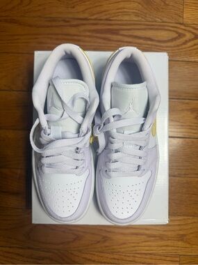 NWT Nike Women’s Air Force Jordan 1 Low Barely Grape - 5.5